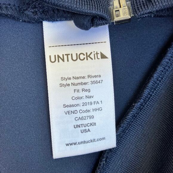 UNTUCKIT Mens 3XL Rivera Full Zip Hoodie Workout Sweatshirt Jacket Stretchy - Picture 16 of 16